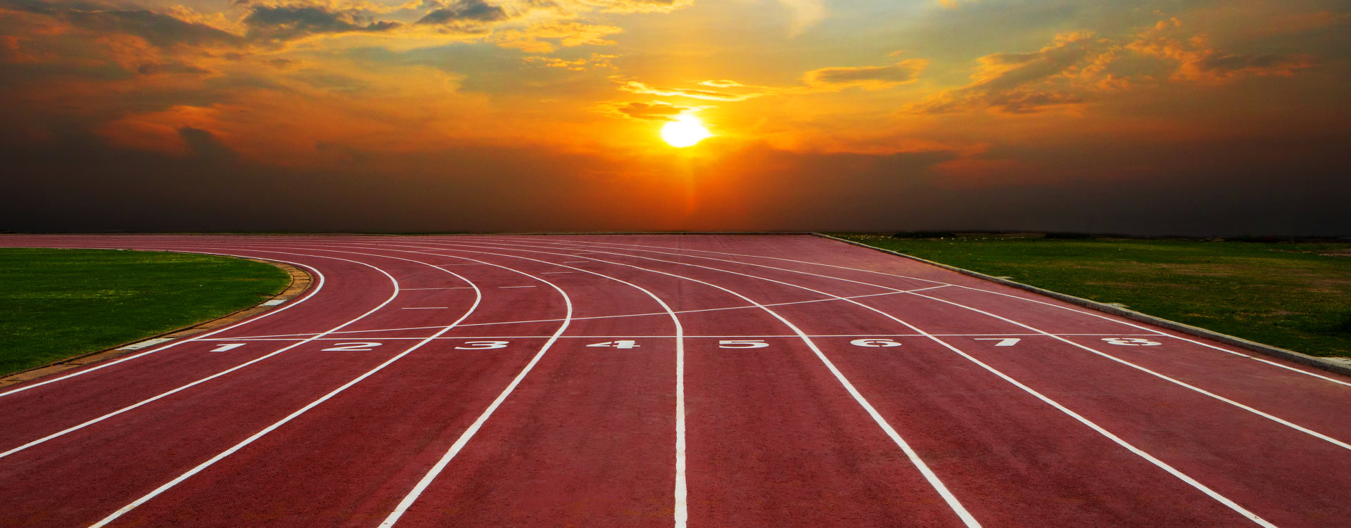 Athlete Track Running Track with nice scenic