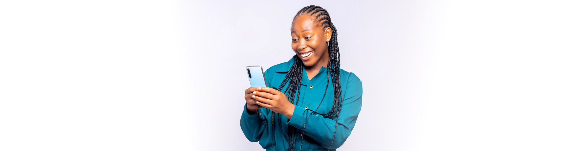 woman using mobile phone